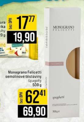 Monograno Felicetti semolinové těstoviny