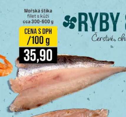 Mořská štika – filet s kůží