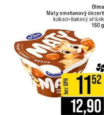 Olma Maty smetanový dezert