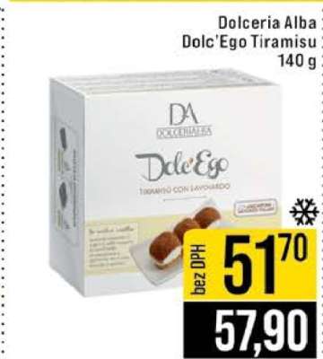 Dolceria Alba Dolc’Ego tiramisu