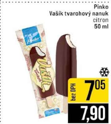 Pinko Vašík tvarohový nanuk citron 50 ml