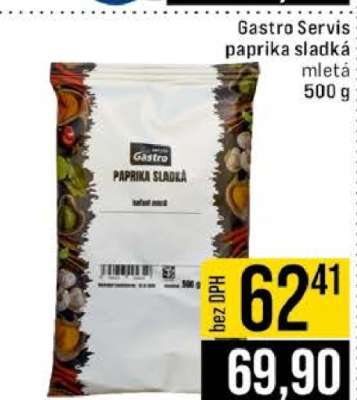 Gastro Servis paprika sladká mletá 500 g