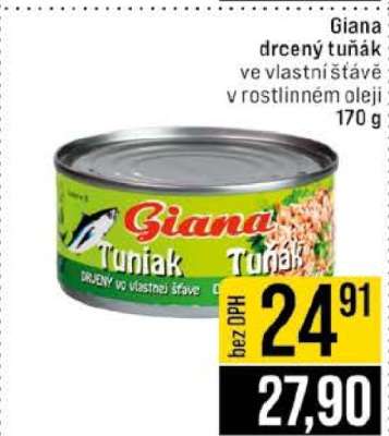Giana drcený tuňák