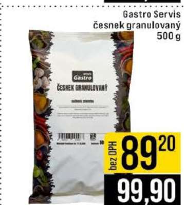 Gastro Servis česnek granulovaný 500 g