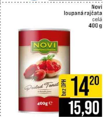 Novi loupaná rajčata