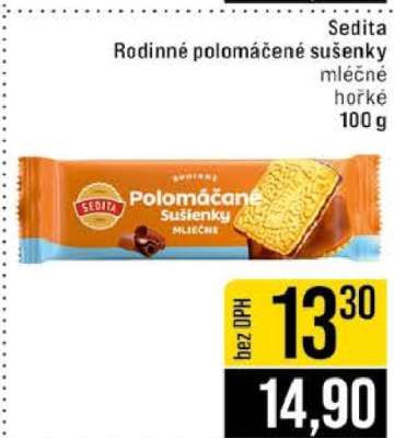Sedita Rodinné polomáčené sušenky