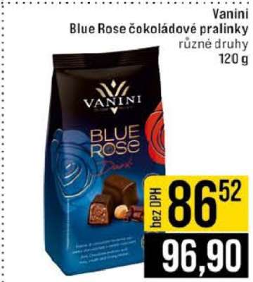 Vanini Blue Rose čokoládové pralinky