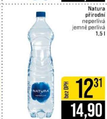Natura přírodní neperlivá jemně perlivá 1,5 l