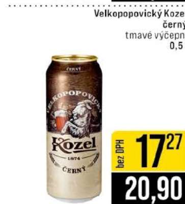 Velkopopovický Kozel Černý