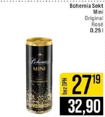 Bohemia Sekt Mini Original Rosé
