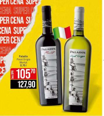 Paladin Pinot Grigio Merlot