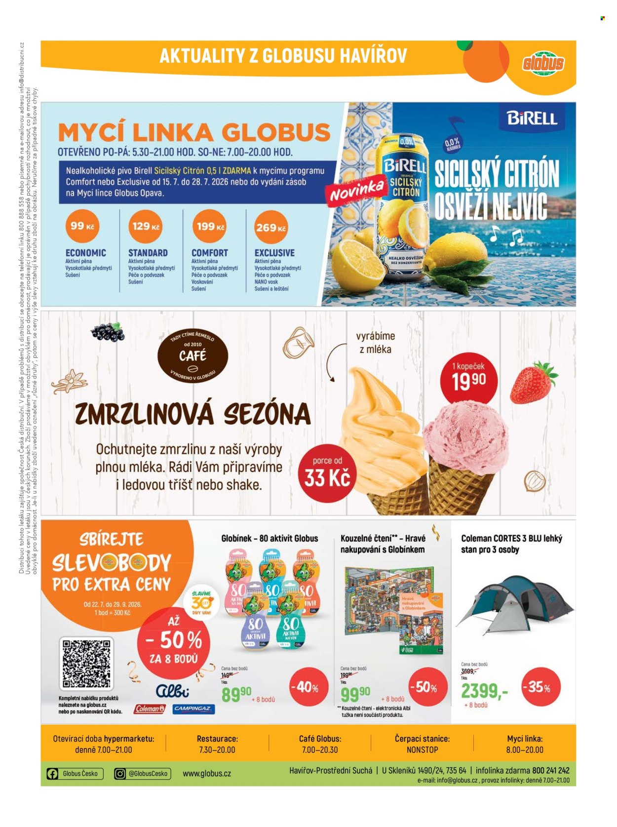 Leták Globus - 22. 7. 2026 - 28. 7. 2026. Strana 36
