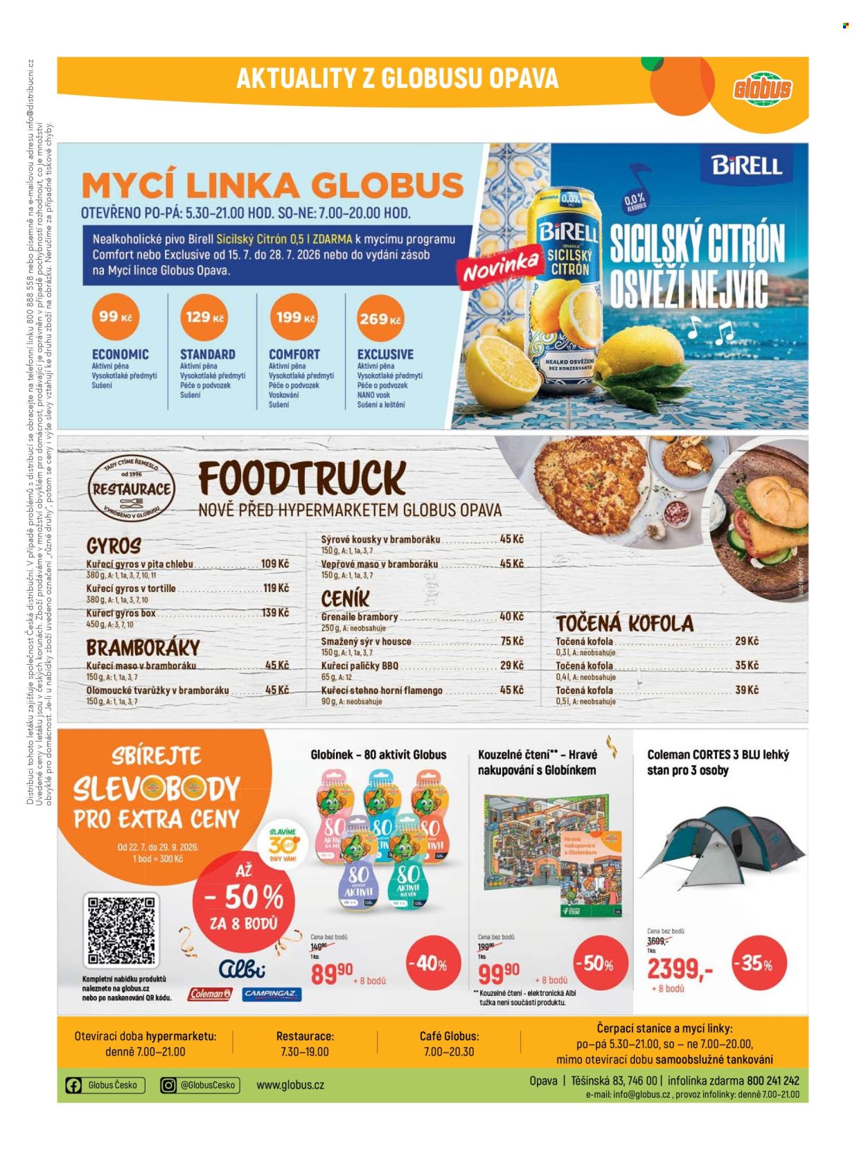 Leták Globus - 22. 7. 2026 - 28. 7. 2026. Strana 36