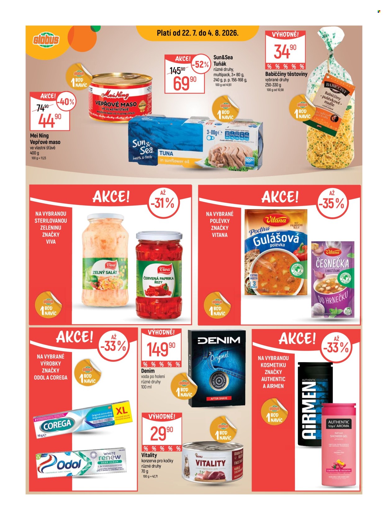 Leták Globus - 22. 7. 2026 - 28. 7. 2026. Strana 13