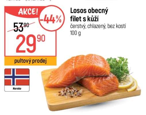 Losos obecný filet s kůží