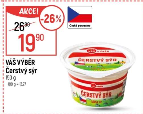 Váš výběr Čerstvý sýr