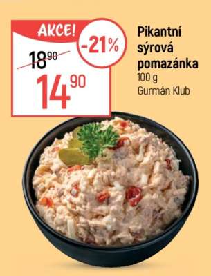 Pikantní sýrová pomazánka