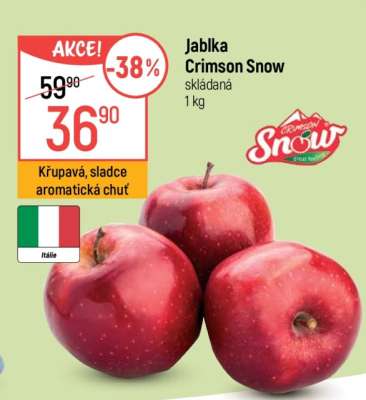Jablka Crimson Snow