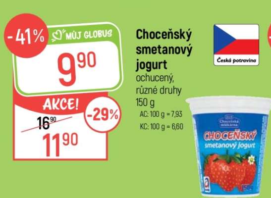 Choceňský smetanový jogurt