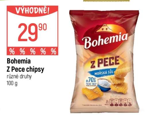 Bohemia Z Pece chipsy