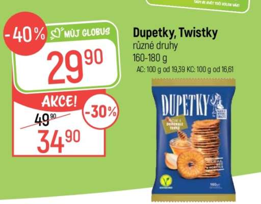 Dupetky, Twisty