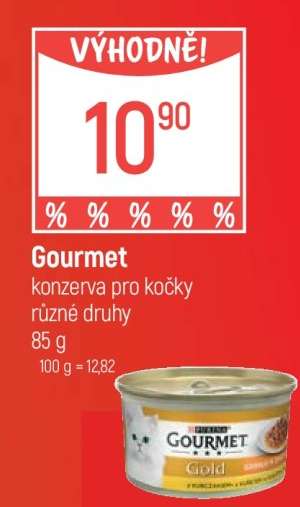 Gourmet konzerva pro kočky