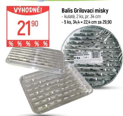 Balis Grilovací misky
