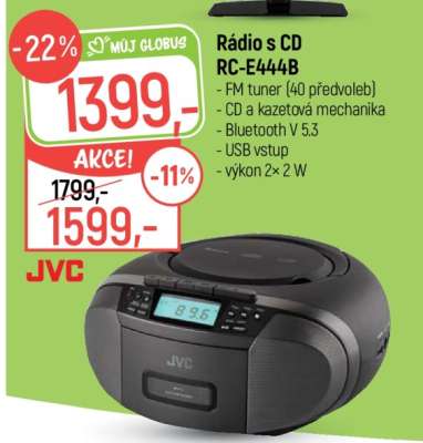 Rádio s CD RC-E444B