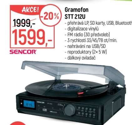 Gramofon STT 212U