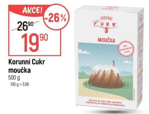 Korunní Cukr moučka