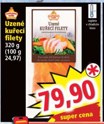 Uzené kuřecí filety