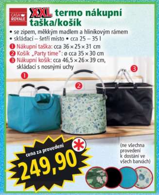 XXL termo nákupní taška/košík