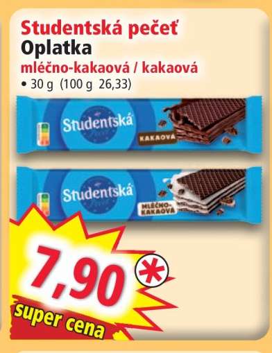 Studentská pečeť Oplatka