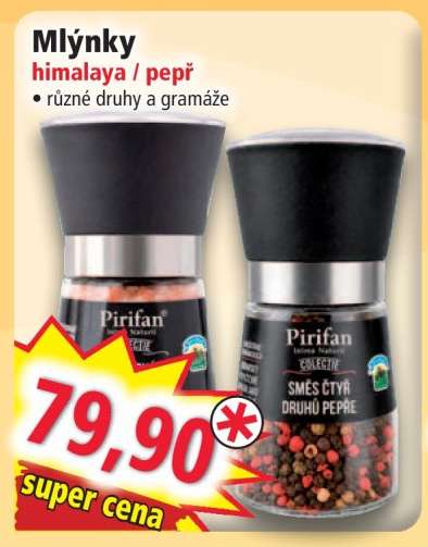 Mlýnky himalaya / pepř