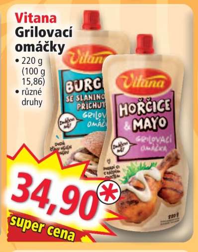 Vitana Grilovací omáčky