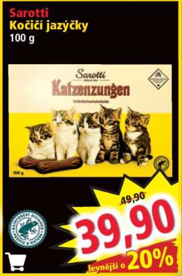SAROTTI Kočičí jazýčky