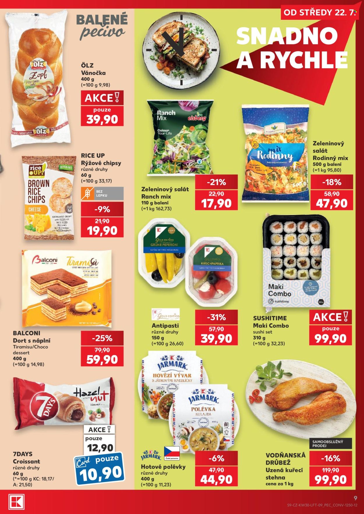 Leták Kaufland - 22. 7. 2026 - 28. 7. 2026. Strana 9