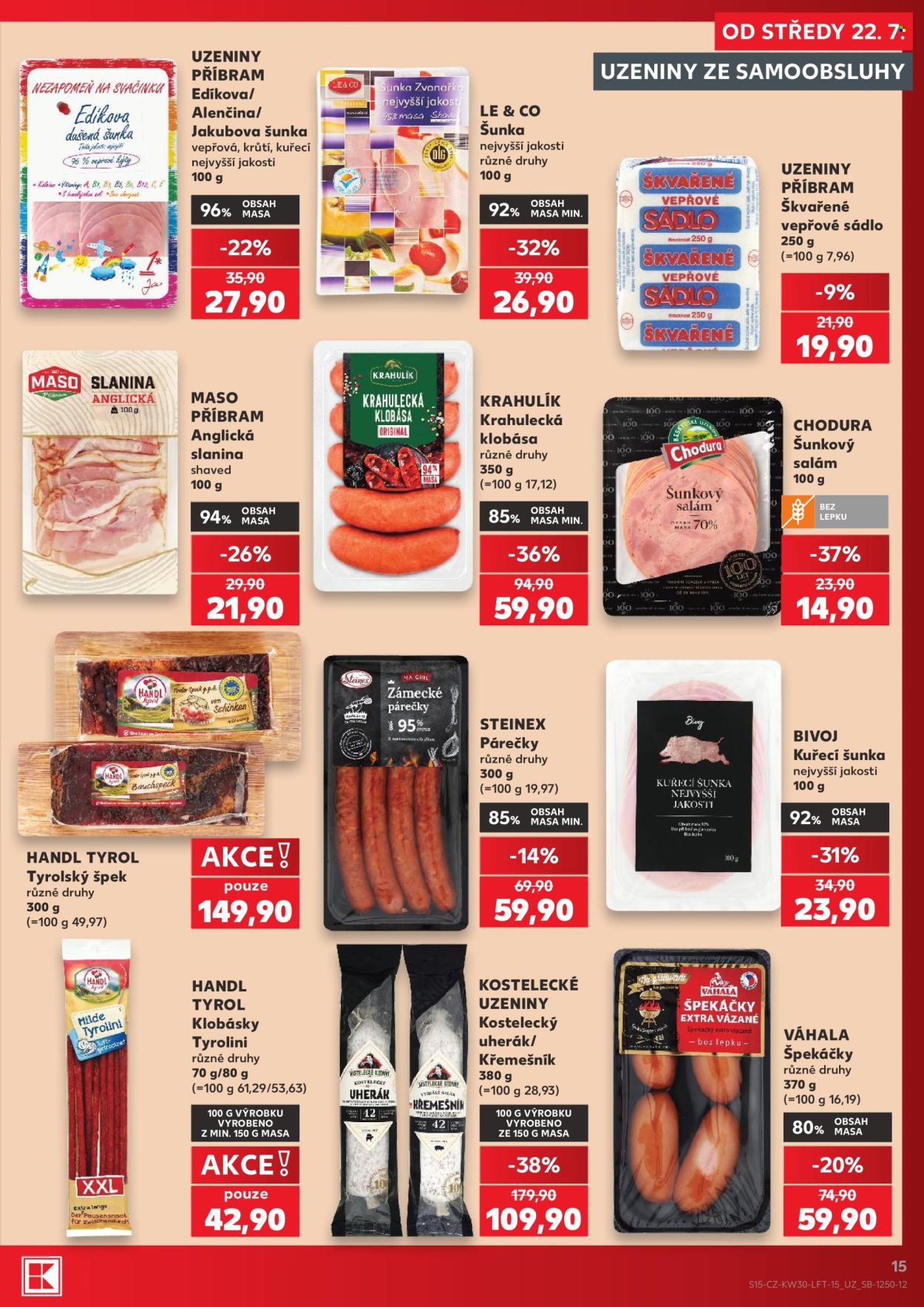 Leták Kaufland - 22. 7. 2026 - 28. 7. 2026. Strana 15