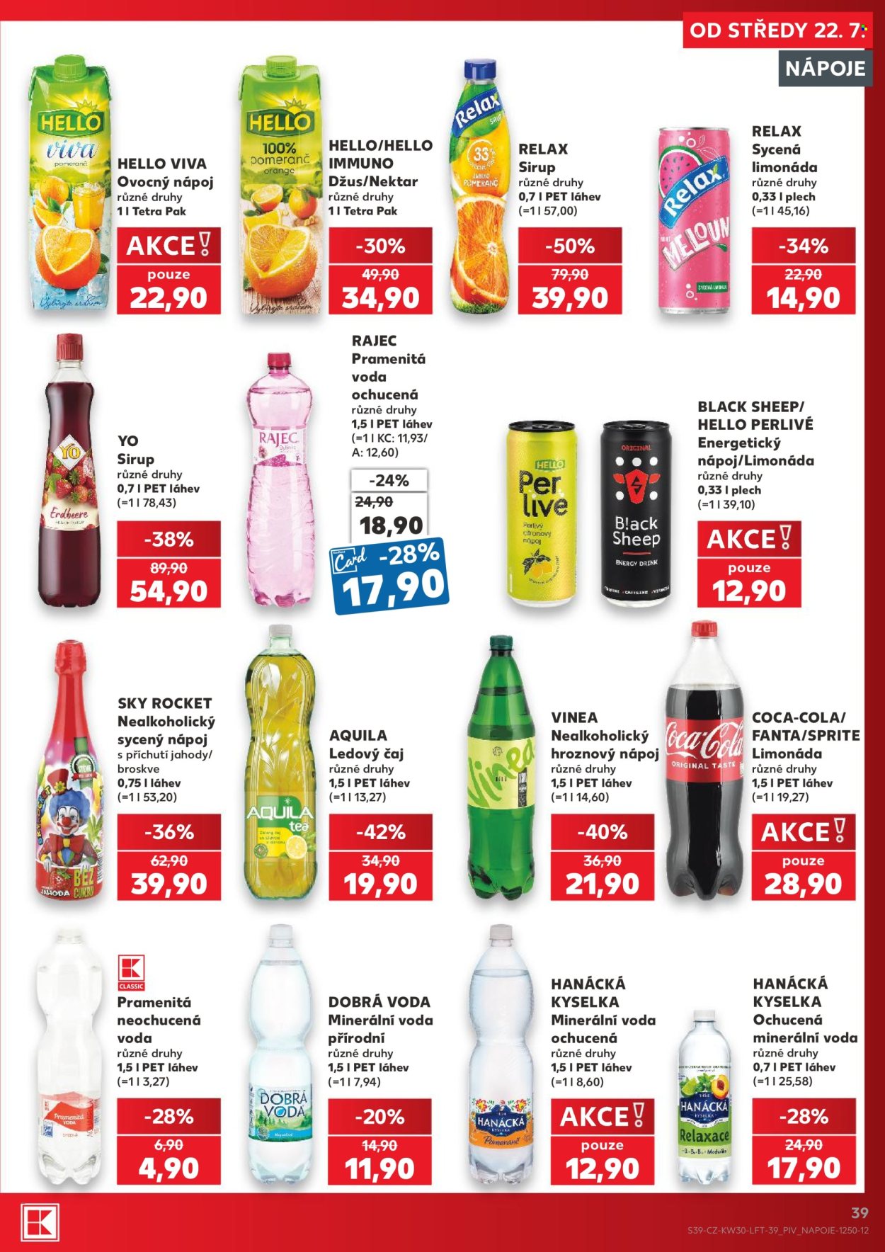 Leták Kaufland - 22. 7. 2026 - 28. 7. 2026. Strana 39