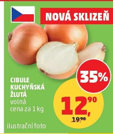Cibule kuchyňská žlutá