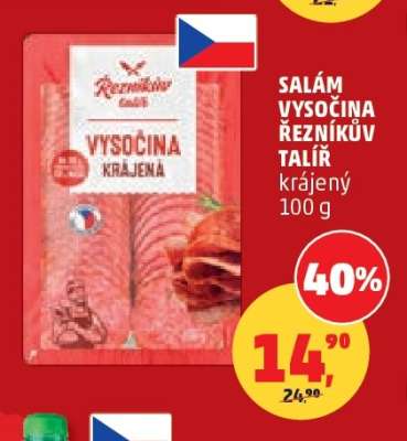 SALÁM VYSOČINA ŘEZNÍKŮV TALÍŘ