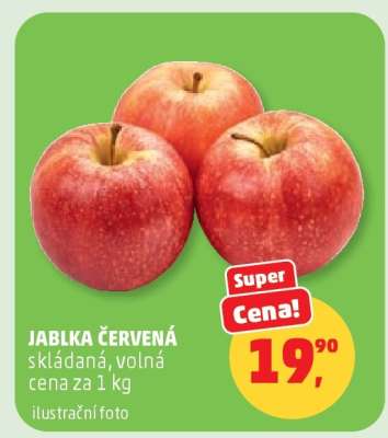 Jablka červená