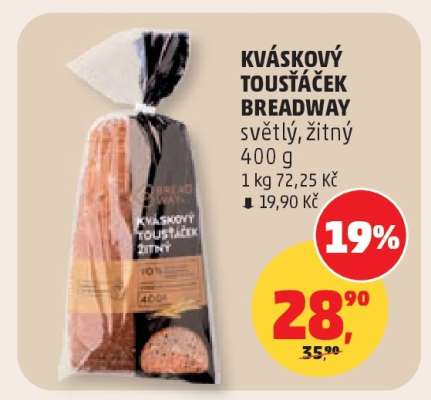 KVÁSKOVÝ TOUSŤÁČEK BREADWAY