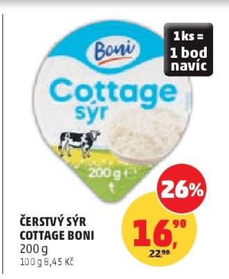 ČERSTVÝ SÝR COTTAGE BONI