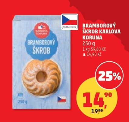 BRAMBOROVÝ ŠKROB KARLOVA KORUNA