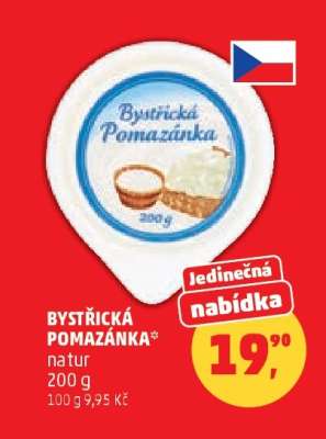 Bystřická Pomazánka natur