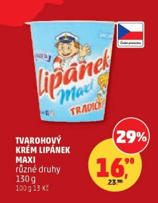 TVAROHOVÝ KRÉM LIPÁNEK MAXI