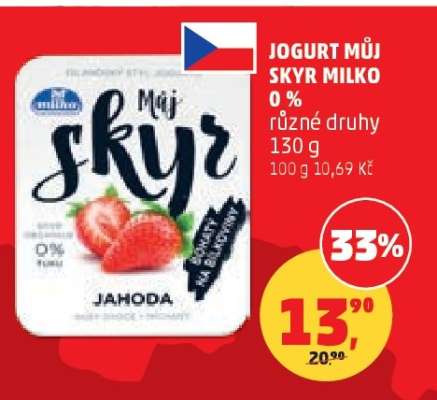 Jogurt Můj Skyr Milko 0%