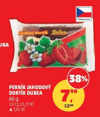 Perník Jahodový Dortík Dubea