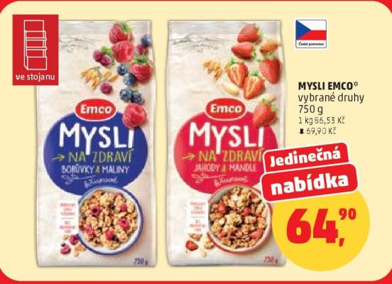 MYSLI EMCO vybrané druhy